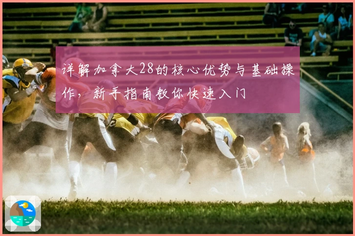 详解加拿大28的核心优势与基础操作，新手指南教你快速入门